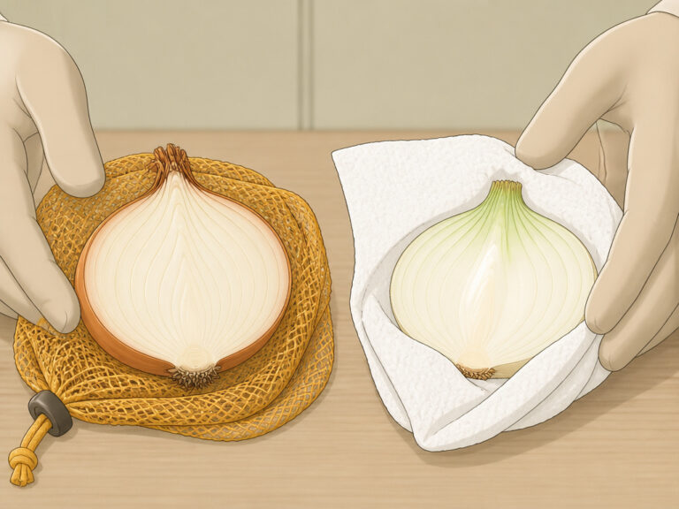 How to Store Cut Onions Properly to Prevent Odor and Spoilage