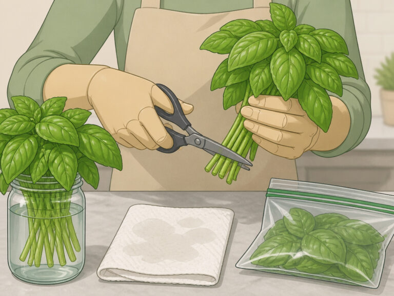The Best Way to Store Fresh Basil & Avoid Chilling Damage