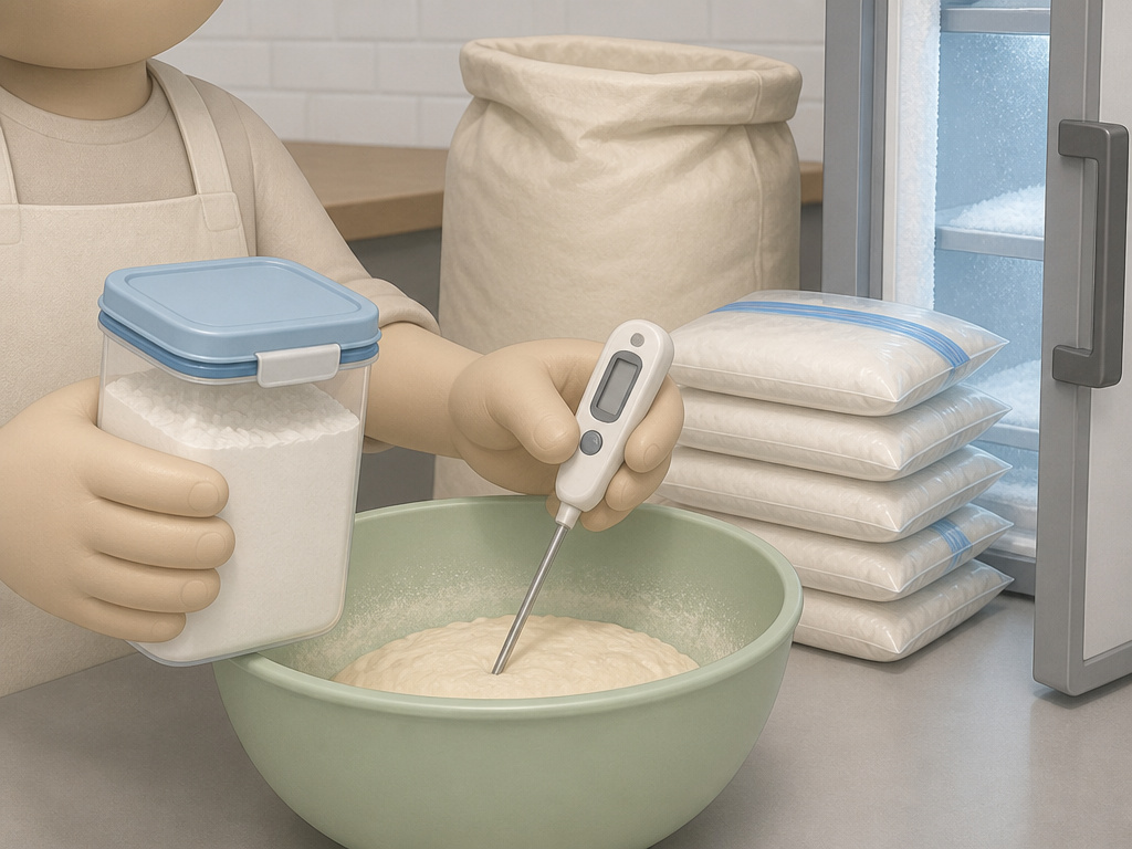 Storing flour in freezer for humid climates and bulk purchases