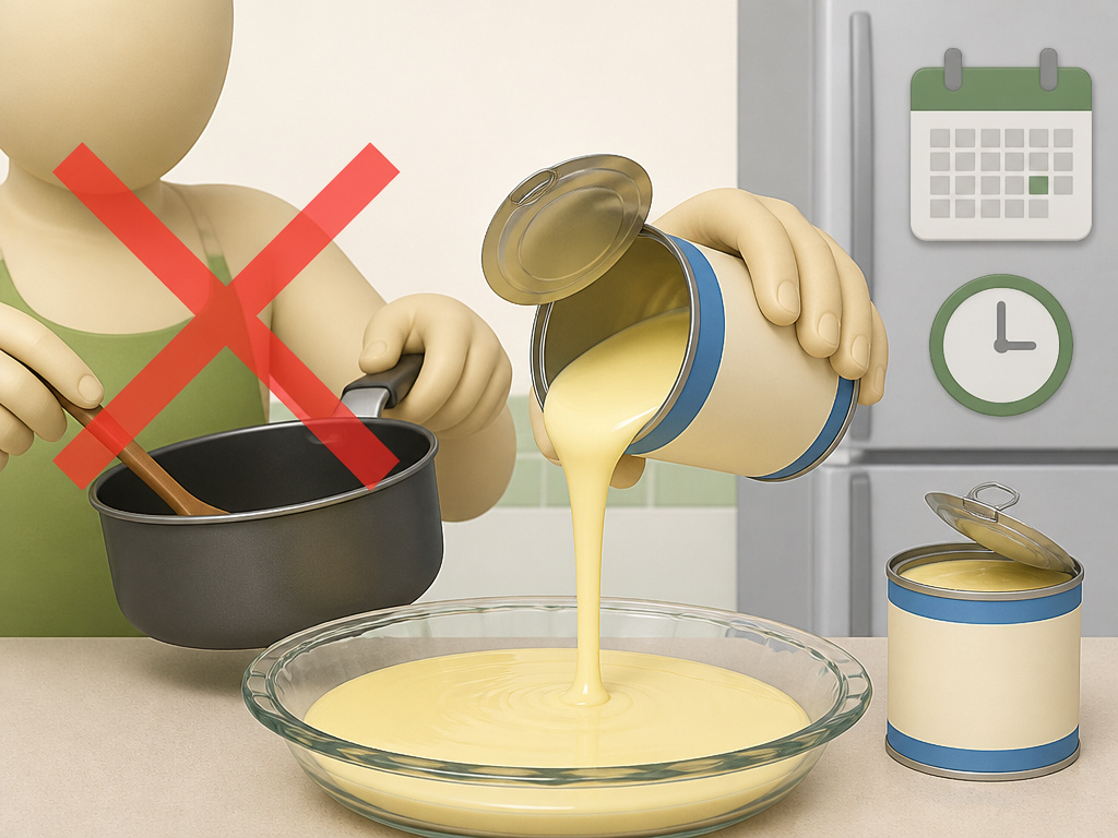 Mistakes to avoid when storing opened sweetened condensed milk safely
