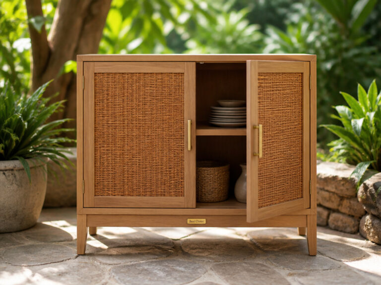 3 Best Choice Products 2-Door Rattan Cabinets 2026