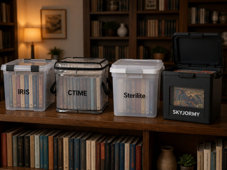8 Best Storage Containers for Books 2026